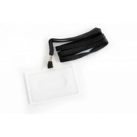 Identyfikator Argo 92x59mm z czarną taśmą